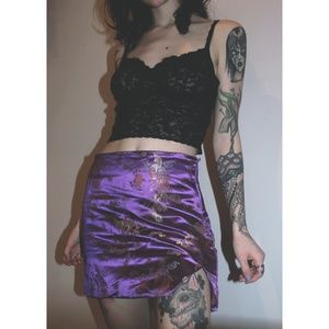 O'mighty silky mini skirt